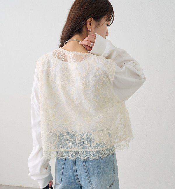  「マルチWAYレースレイヤードジャケット」|その他|