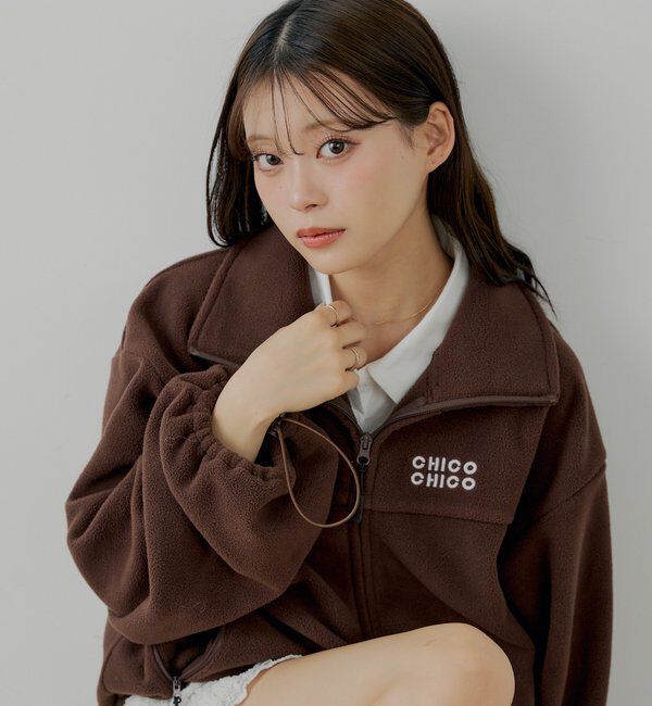  「【セットアップ対応】胸ロゴフリーストップス」|シャツ・ブラウス|