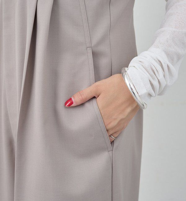  「ハイウエストサロペット」|オールインワン|