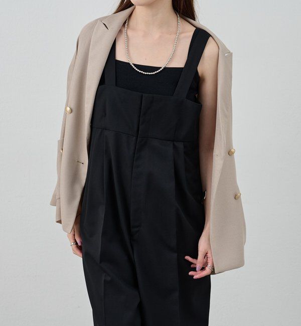  「ハイウエストサロペット」|オールインワン|