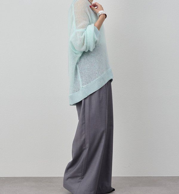  「レイヤードシアーニット」|ニット・セーター|