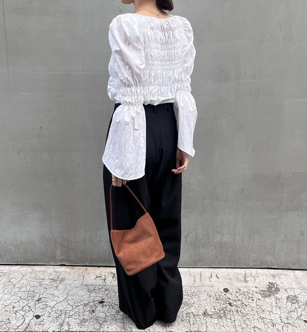  「シャーリングブラウス」|シャツ・ブラウス|