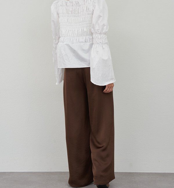  「シャーリングブラウス」|シャツ・ブラウス|