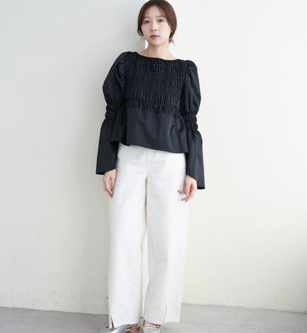  「シャーリングブラウス」|シャツ・ブラウス|