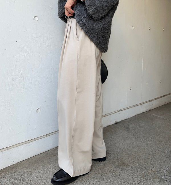  「【インフルエンサー＠tsuru00コラボ】3タックスラックスパンツ」|チノ|