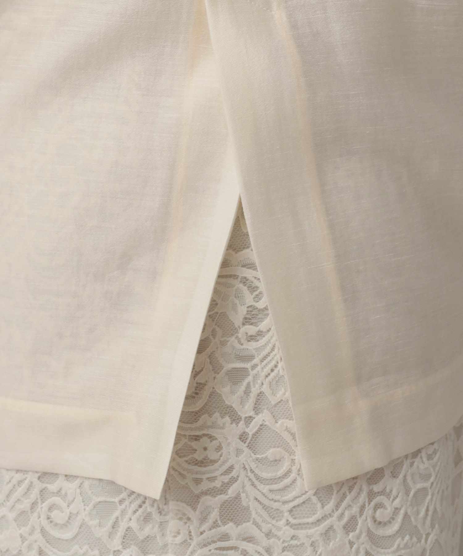 A part by 「アセテートリネン半袖ジャケット」|テーラードジャケット|