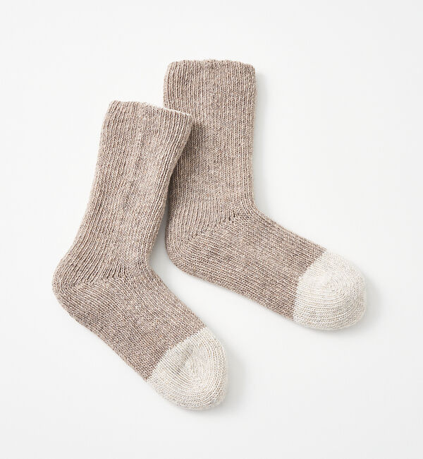 collex「【ecuvo】別注 ボーダーWソックス」|ソックス|