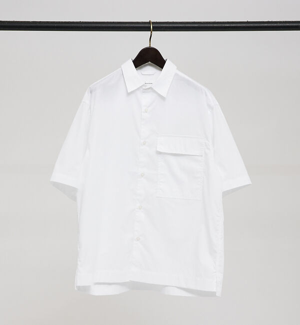 ABAHOUSE「【タクティカルポケット】タイプライター 半袖シャツ」|シャツ・ブラウス|ホワイト