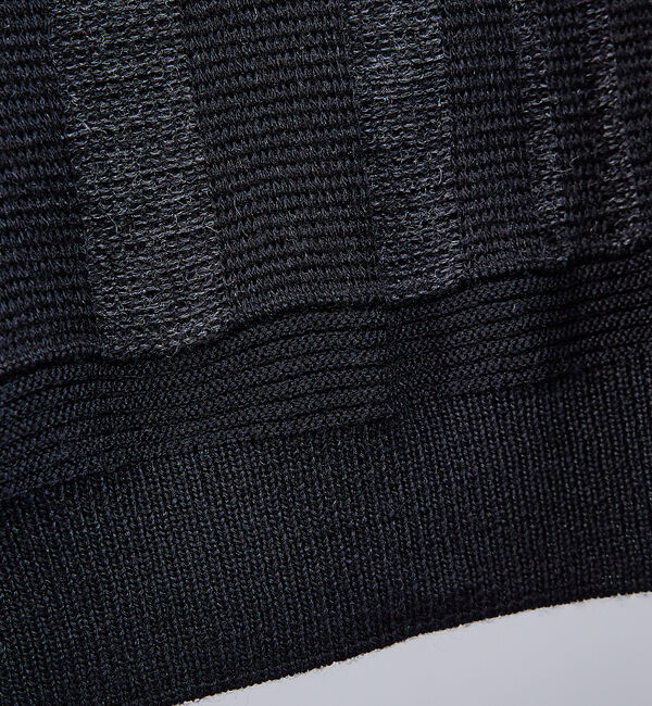 ABAHOUSE「【ウールブレンド】ランダムストライプ ニット」|ニット・セーター|