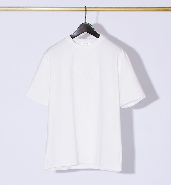 ABAHOUSE「【ブラシプリント】グラフィックTシャツ」|Tシャツ・カットソー|ホワイト