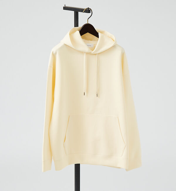 ABAHOUSE「【インバーテッドプリーツ】 ダンボールニットパーカー / プルオーバーパーカー」|パーカー|アイボリー