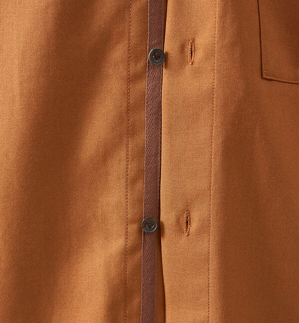 ABAHOUSE「イミテーションウール リラックスシャツ / レギュラーカラーシャツ」|シャツ・ブラウス|