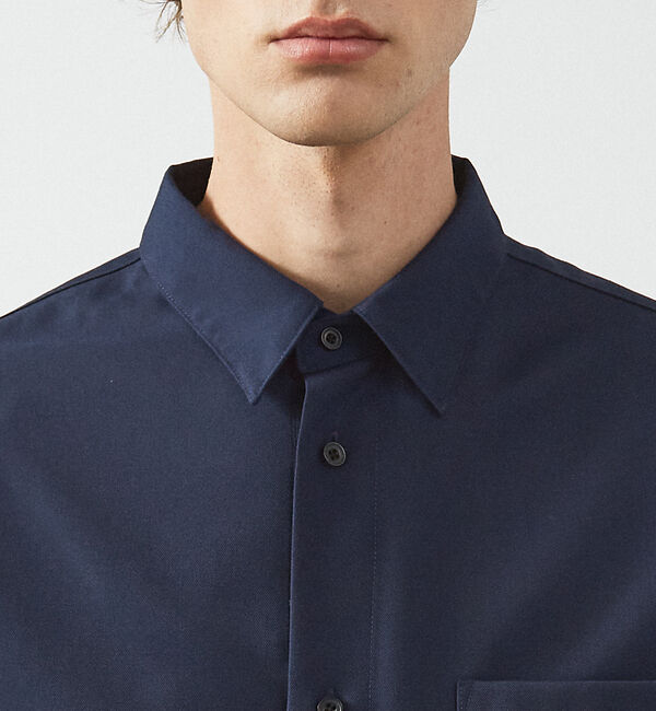 ABAHOUSE「イミテーションウール リラックスシャツ / レギュラーカラーシャツ」|シャツ・ブラウス|