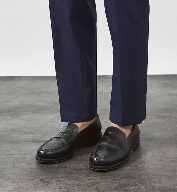 ABAHOUSE「【セットアップ対応】リネンライク ライトイージースラックス / 軽量 ストレッチ」|スラックス|