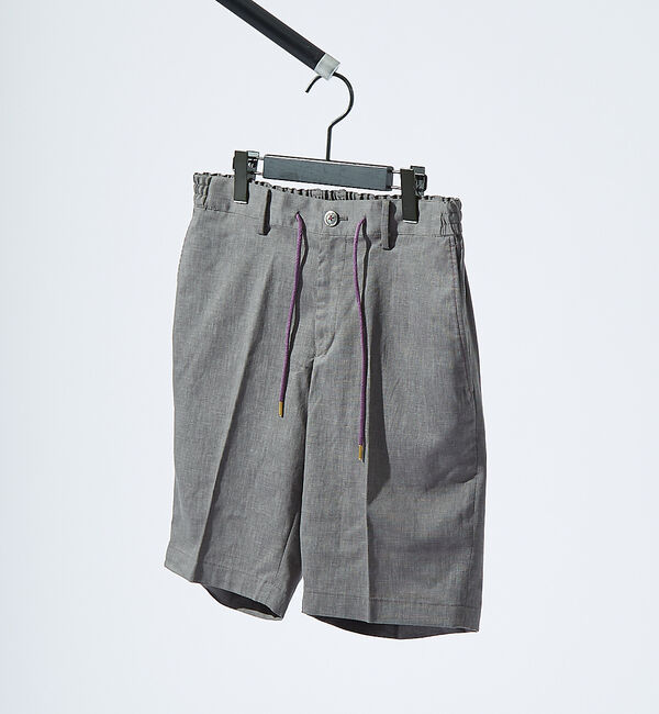 ABAHOUSE「ソロストレッチ リネン イージーショートパンツ / セットアップ対応」|その他|
