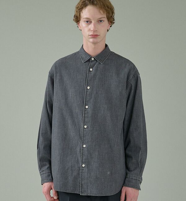 ABAHOUSE「7.5オンス オーバーサイズ デニムシャツ / ライトオンスデニム」|シャツ・ブラウス|
