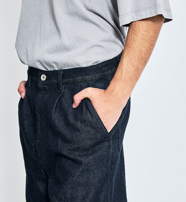 ABAHOUSE「【ウォッシュ加工】12.5oz デニム パンツ / カーブデニム」|デニム|