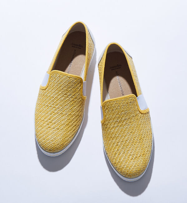 alfredoBANNISTER「【berevere別注】エラスティック サマースリッポン」|スニーカー|