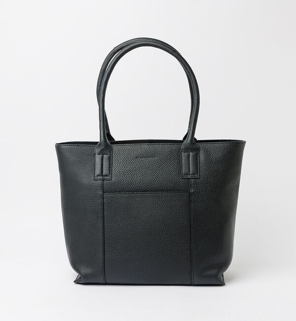 alfredoBANNISTER「【A4対応】シボレザー トートバッグ」|トートバッグ|ブラック