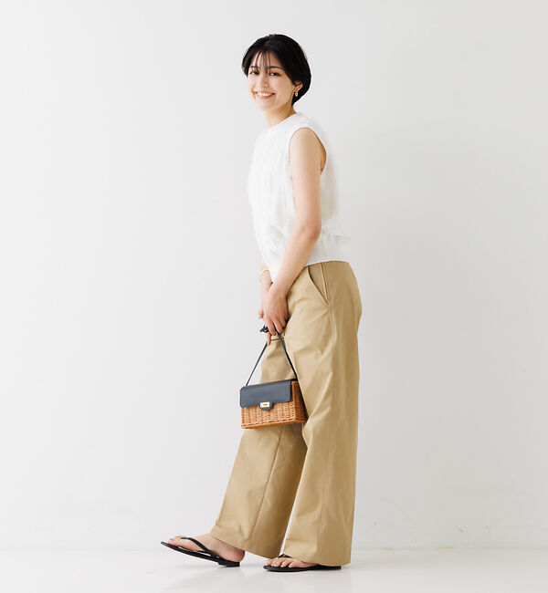 Rouge vif「【NICOLAS LAINAS/ニコラスライナス】レザートングサンダル」|サンダル|