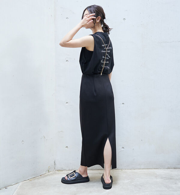 Rouge vif「【4サイズ展開】ストレッチダンボールタイトスカート」|スカート|