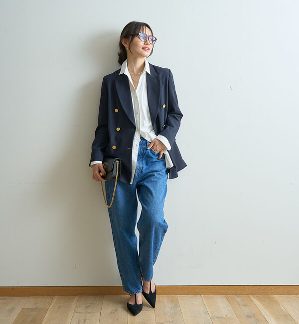 Rouge vif「テーラードダブルジャケット」|テーラードジャケット|