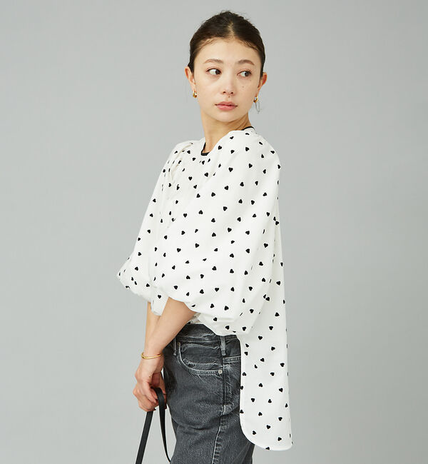 Rouge vif「ハートフロッキーブラウス」|シャツ・ブラウス|