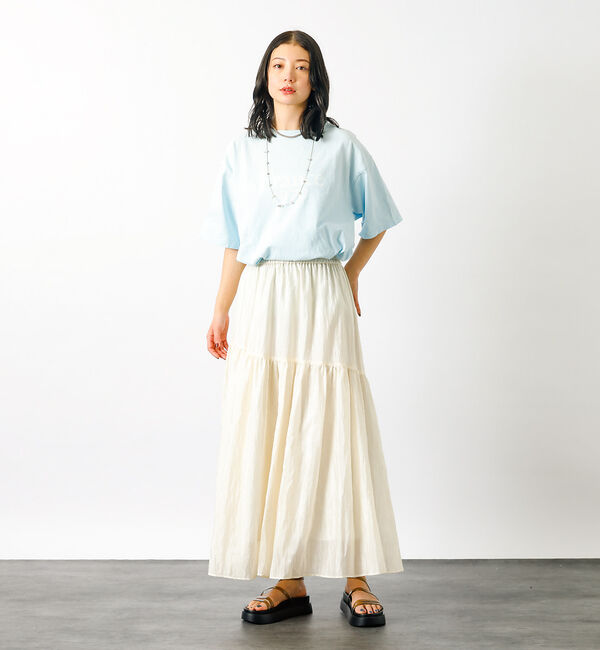 Rouge vif「【MICA&DEAL/マイカアンドディール】ギャザースカート【WEB限定】」|スカート|