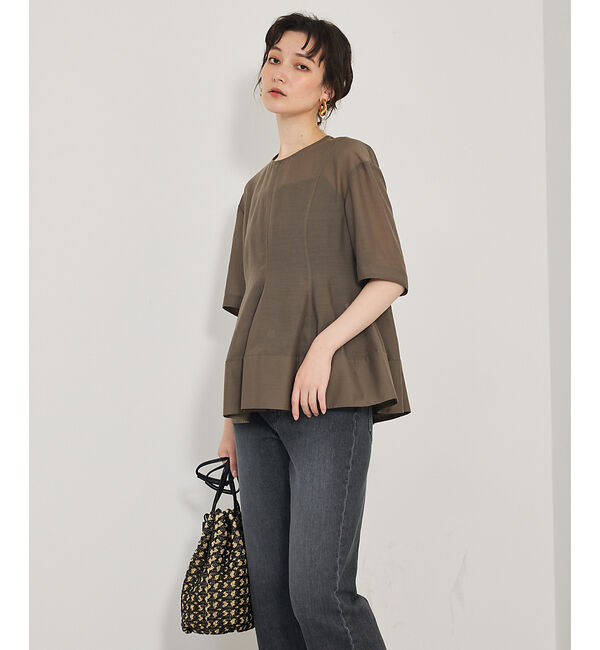 qualite「カーヴィングブラウス」|シャツ・ブラウス|