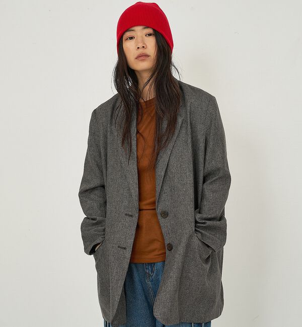 NOMINE「【ユニセックス】オーバーサイズ シャーク テーラードジャケット」|テーラードジャケット|