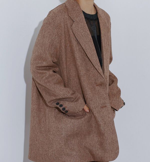 NOMINE「【ユニセックス】オーバーサイズ シャーク テーラードジャケット」|テーラードジャケット|パーシモン