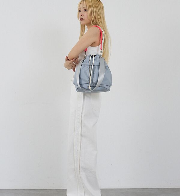 NOMINE「【cheek】kinchakucode 2WAY コードハンドル 巾着 トートバ」|ショルダー・メッセンジャー|