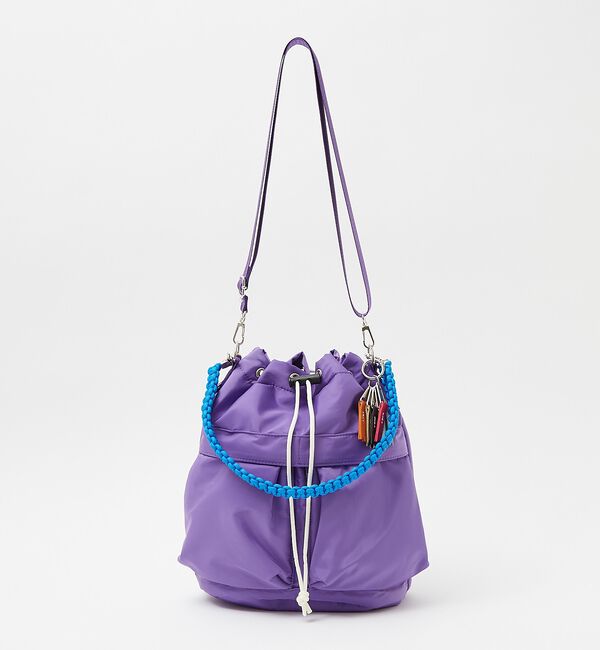 NOMINE「【cheek】kinchakucode 2WAY コードハンドル 巾着 トートバ」|ショルダー・メッセンジャー|