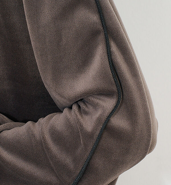 NOMINE「【セットアップ】ベロアハーフジップ フーディー パーカー」|パーカー|