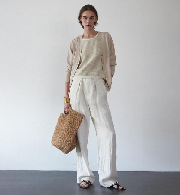 Liesse「ラメニットタンクトップ」|ニット・セーター|