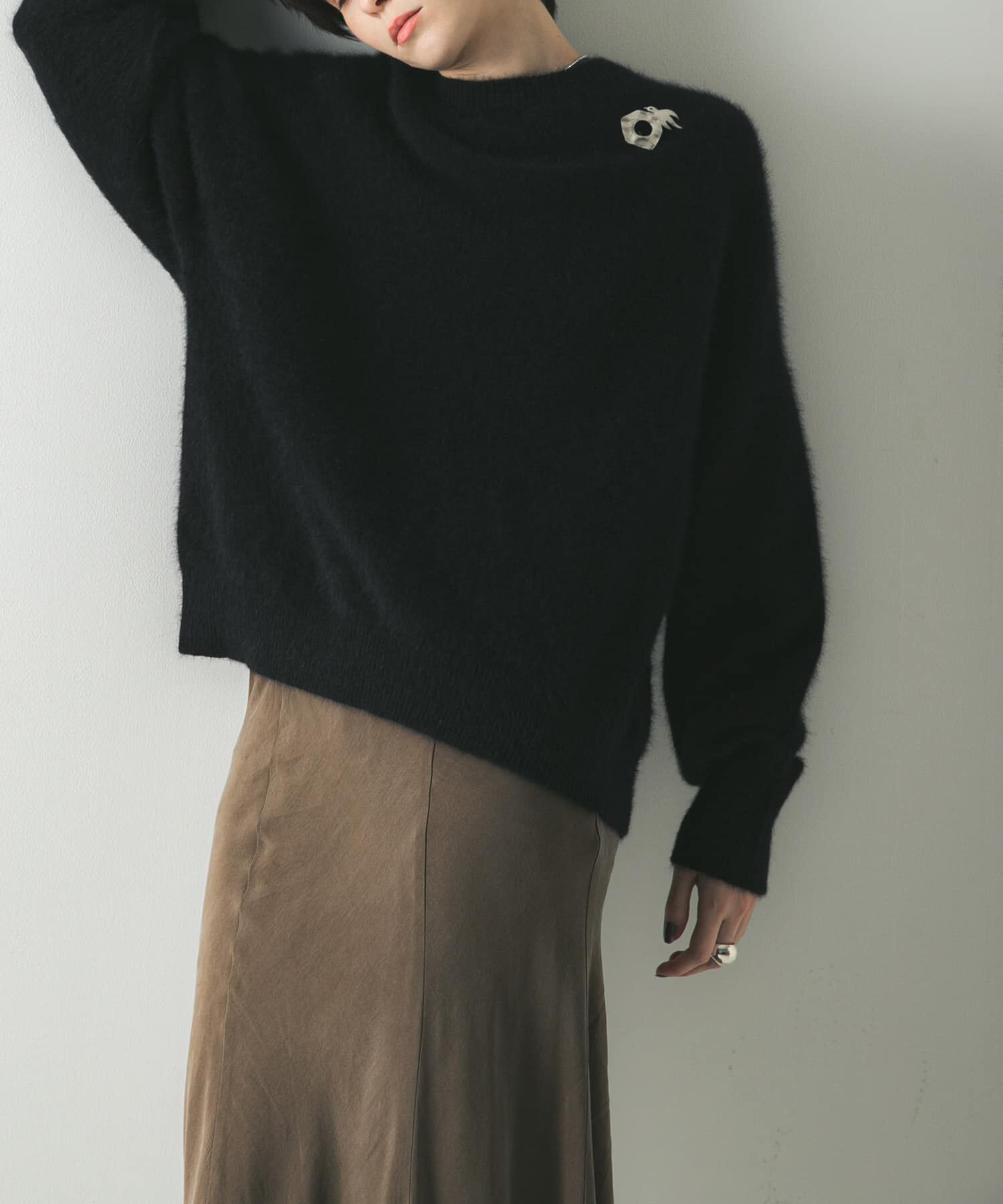 URBAN RESEARCH「FOX/CASHMEREルーズニット」|ニット・セーター|