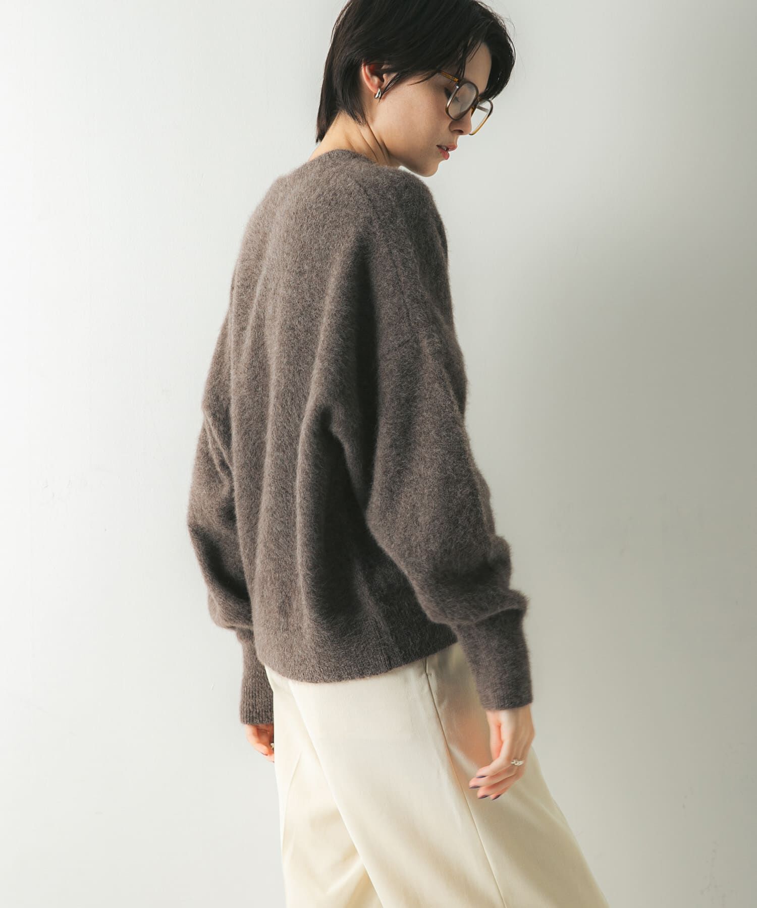 URBAN RESEARCH「FOX/CASHMEREルーズニット」|ニット・セーター|