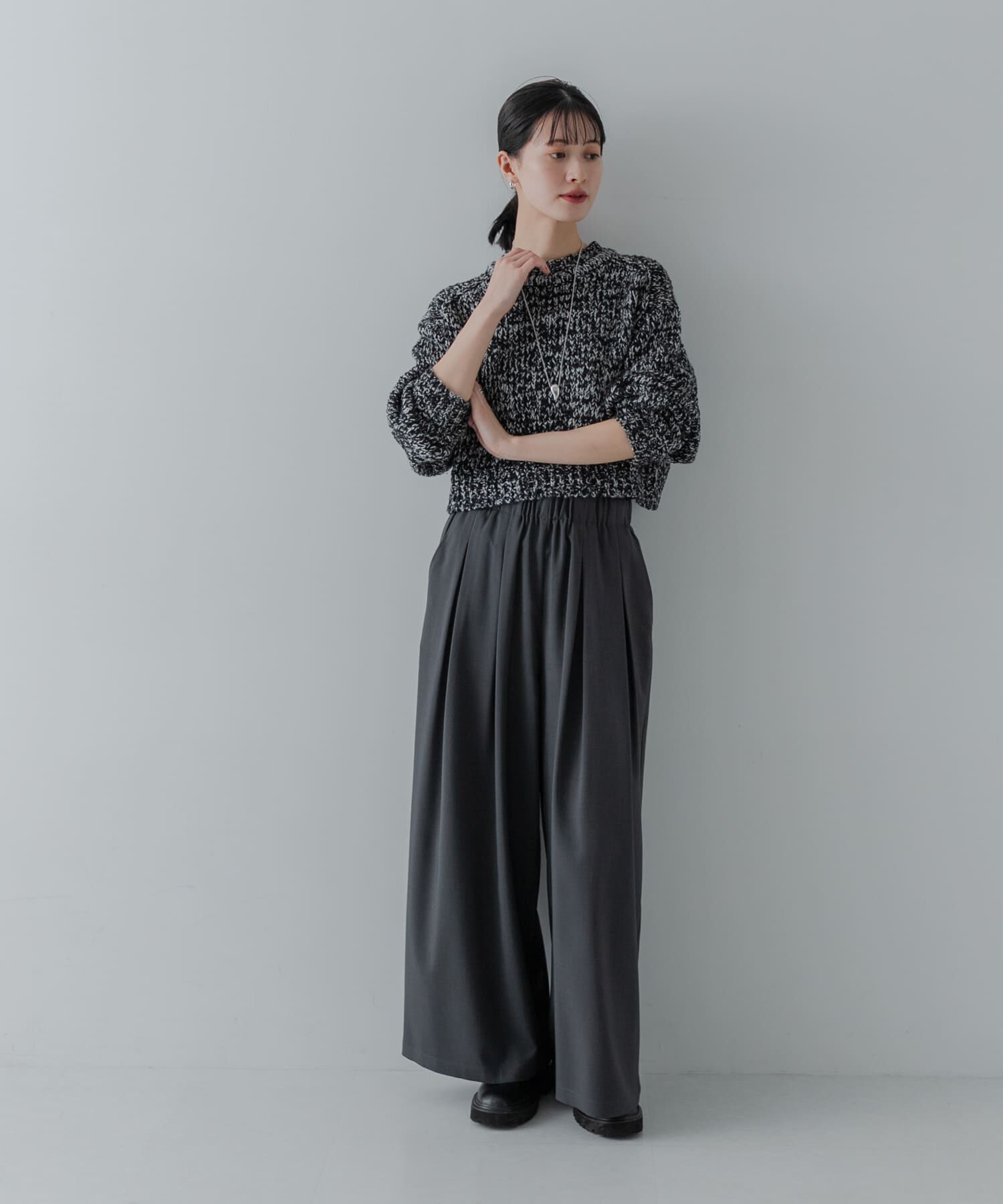 URBAN RESEARCH「ストレッチタックギャザーワイドパンツ」|その他|