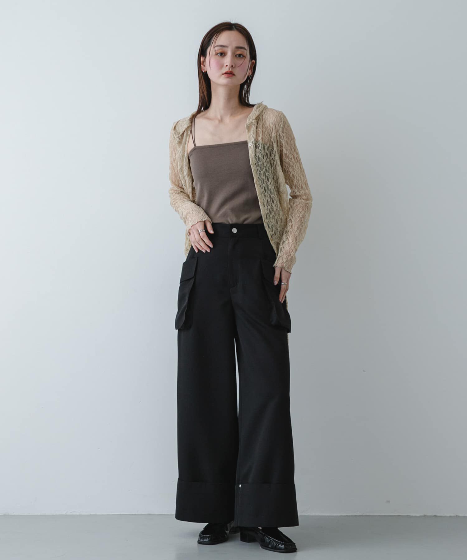 SENSE OF PLACE by URBAN RESEARCH「ダブルストラップカップツキキャミソール」|キャミソール|