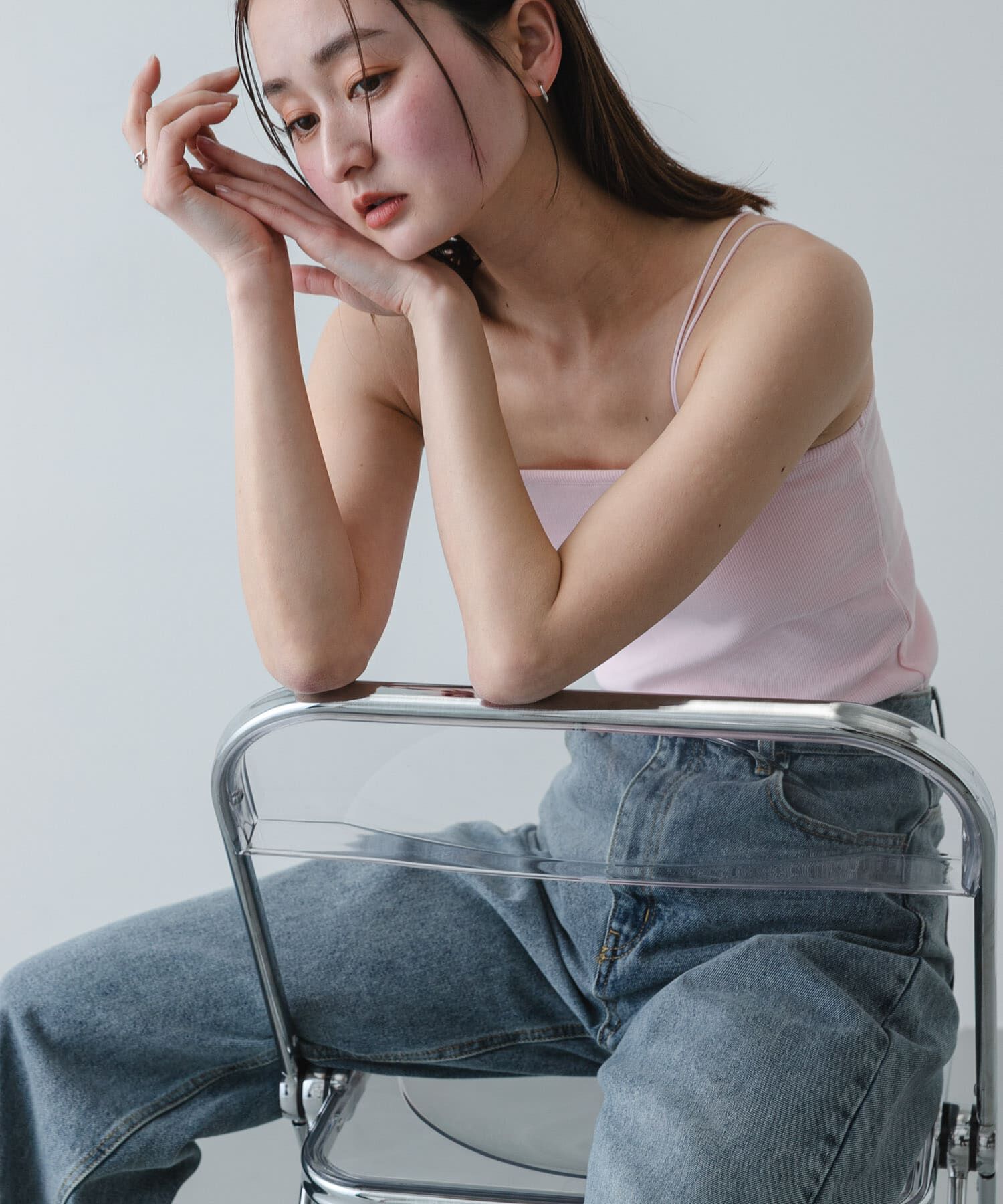 SENSE OF PLACE by URBAN RESEARCH「ダブルストラップカップツキキャミソール」|キャミソール|