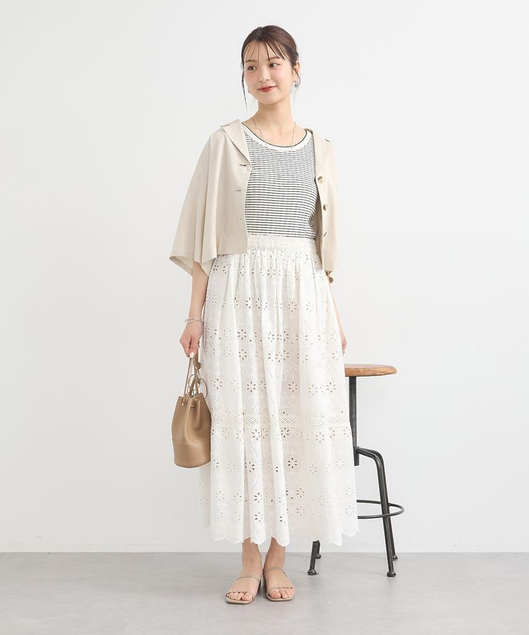 earth music&ecology「リラックスシャツジャケット / リネン混」|テーラードジャケット|