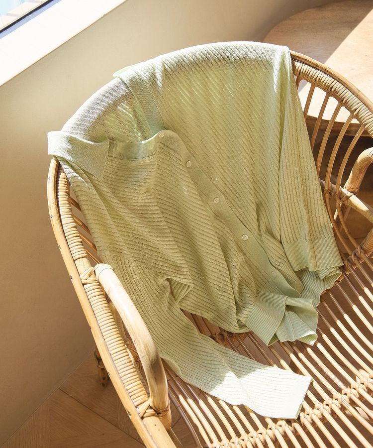 earth music&ecology「スキッパールーズカーディガン」|カーディガン|