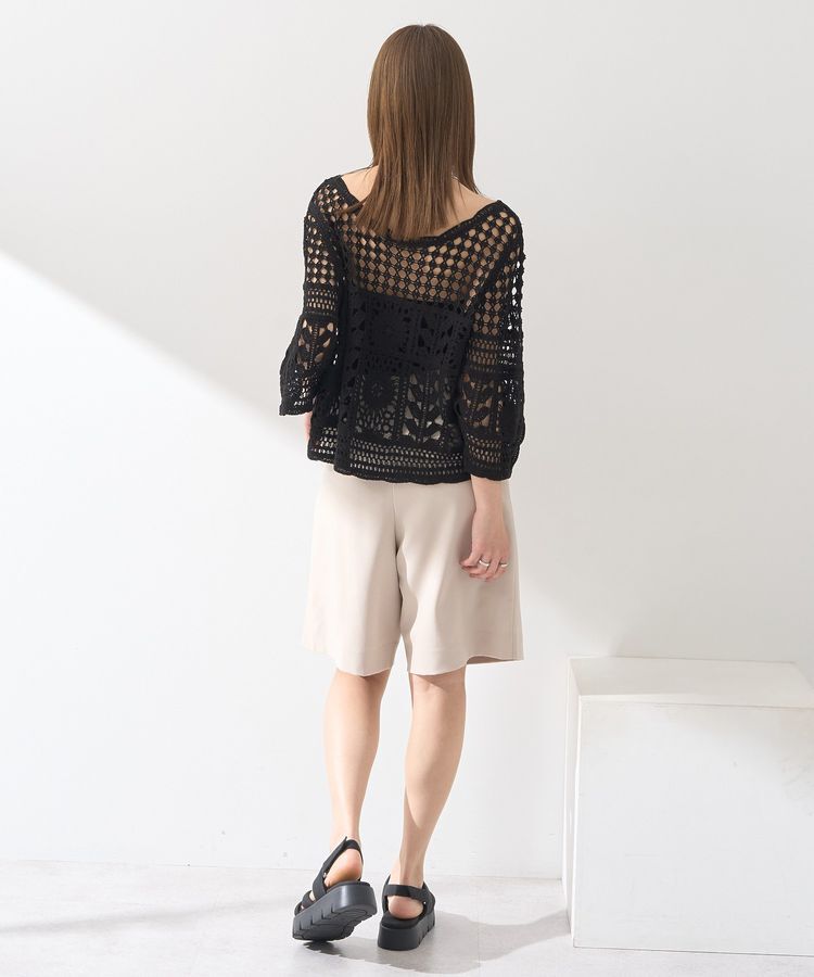 earth music&ecology「クロシェ風プルオーバー」|Tシャツ・カットソー|