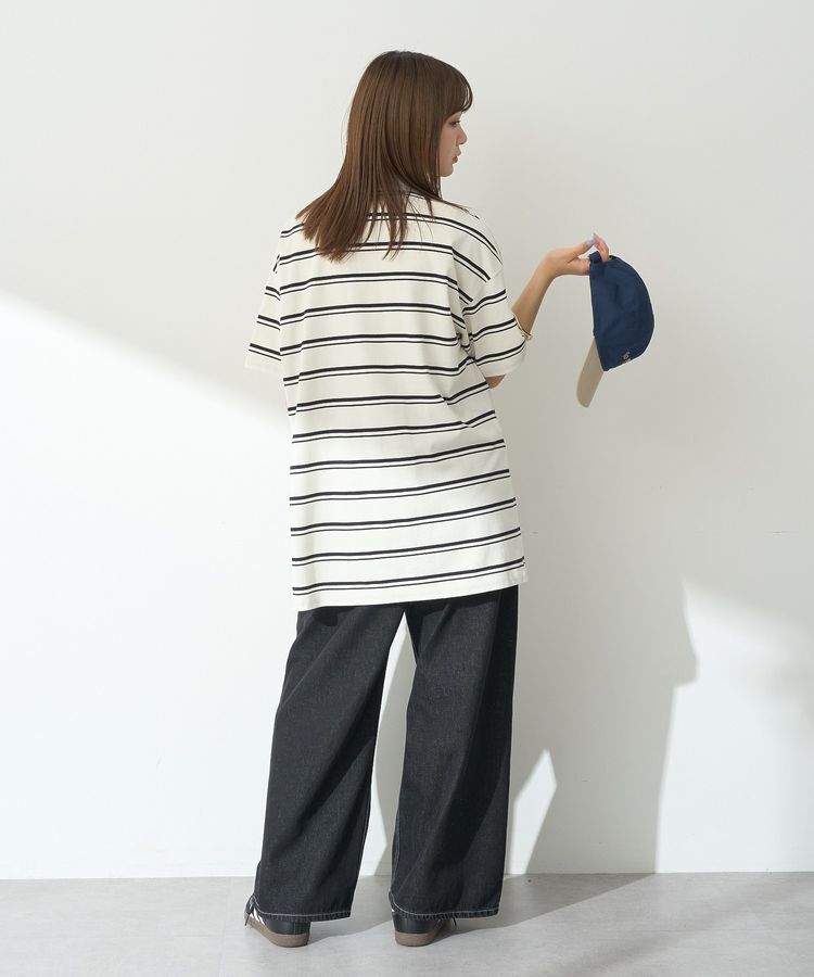 earth music&ecology「タックホックデニムパンツ」|デニム|