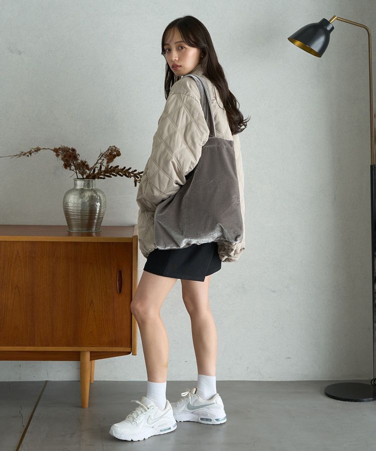 earth music&ecology「【WEB限定】ベロアトートバッグ」|トートバッグ|