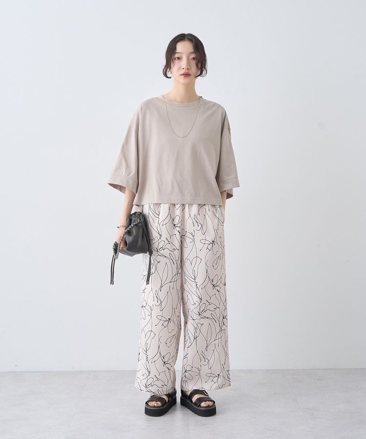 earth music&ecology「バックギャザーTee」|Tシャツ・カットソー|