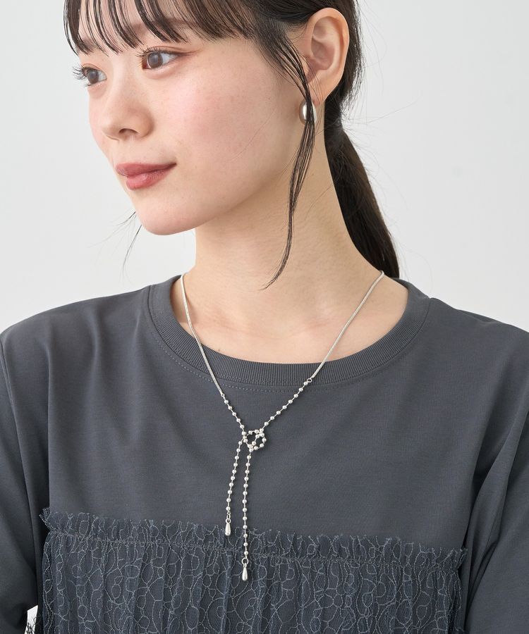 earth music&ecology「ルーズノットネックレス」|ネックレス|