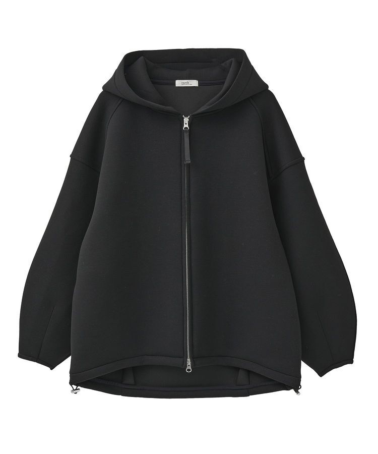 earth music&ecology「ダンボールニットフーディーブルゾン」|ブルゾン・スタジャン|