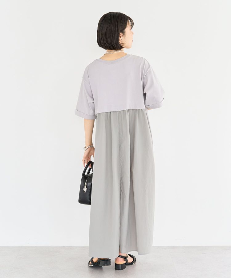 Green Parks「ナイロンドッキングロゴワンピース」|ワンピース|