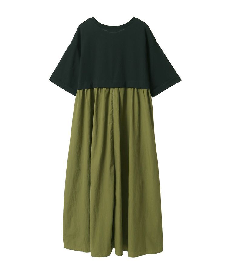 Green Parks「ナイロンドッキングロゴワンピース」|ワンピース|